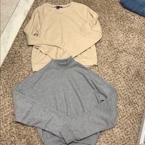 Lot of 2 sweatshirts forever21